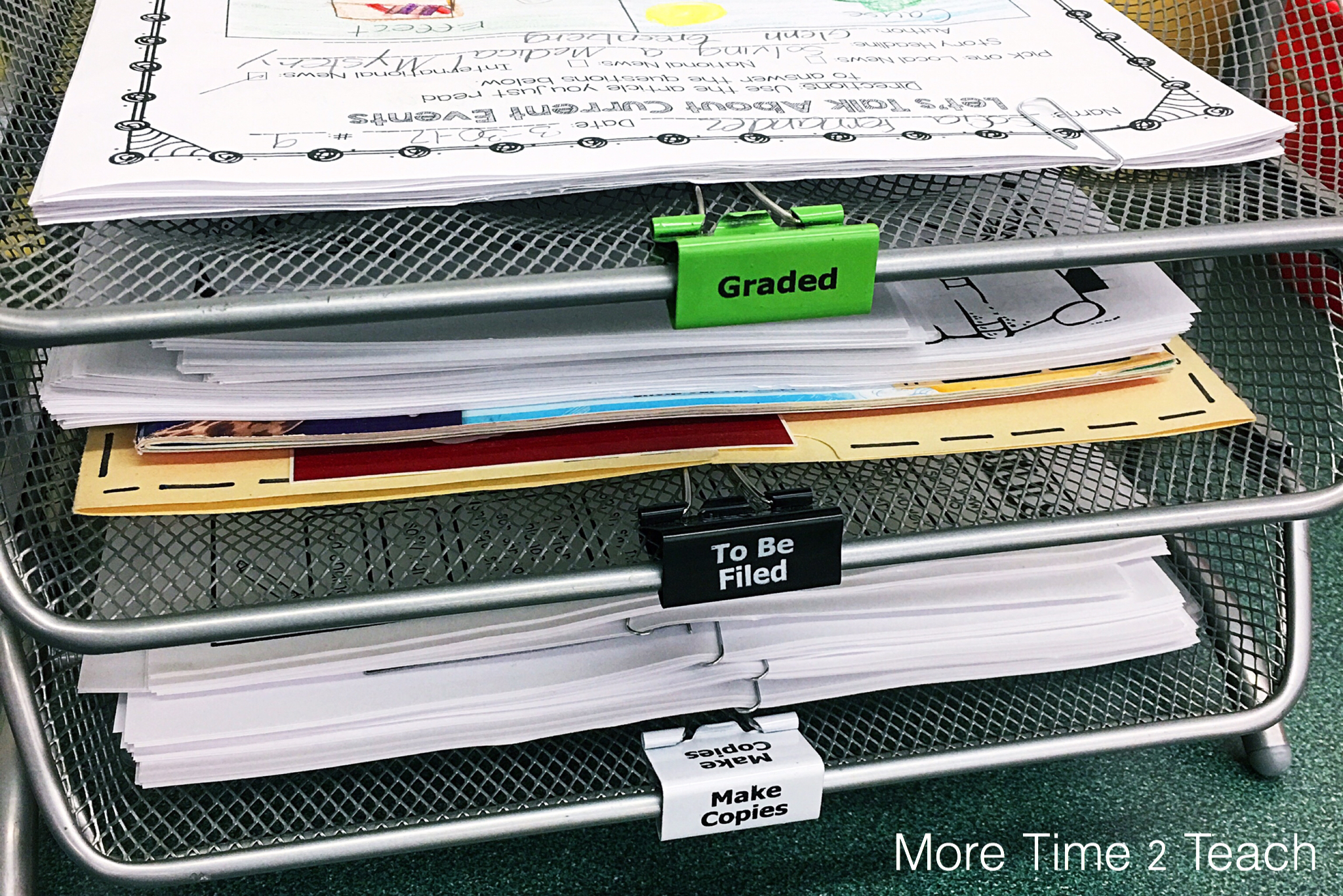 With so little hours in the day, hundreds of papers to grade, a weeks worth of lessons to plan for, and data to review, learning how to manage your time is crucial for TEACHERS. This post targets 6 things TEACHERS can do right now to start managing their time better! Click to learn more about these tips on MoreTime2Teach.com