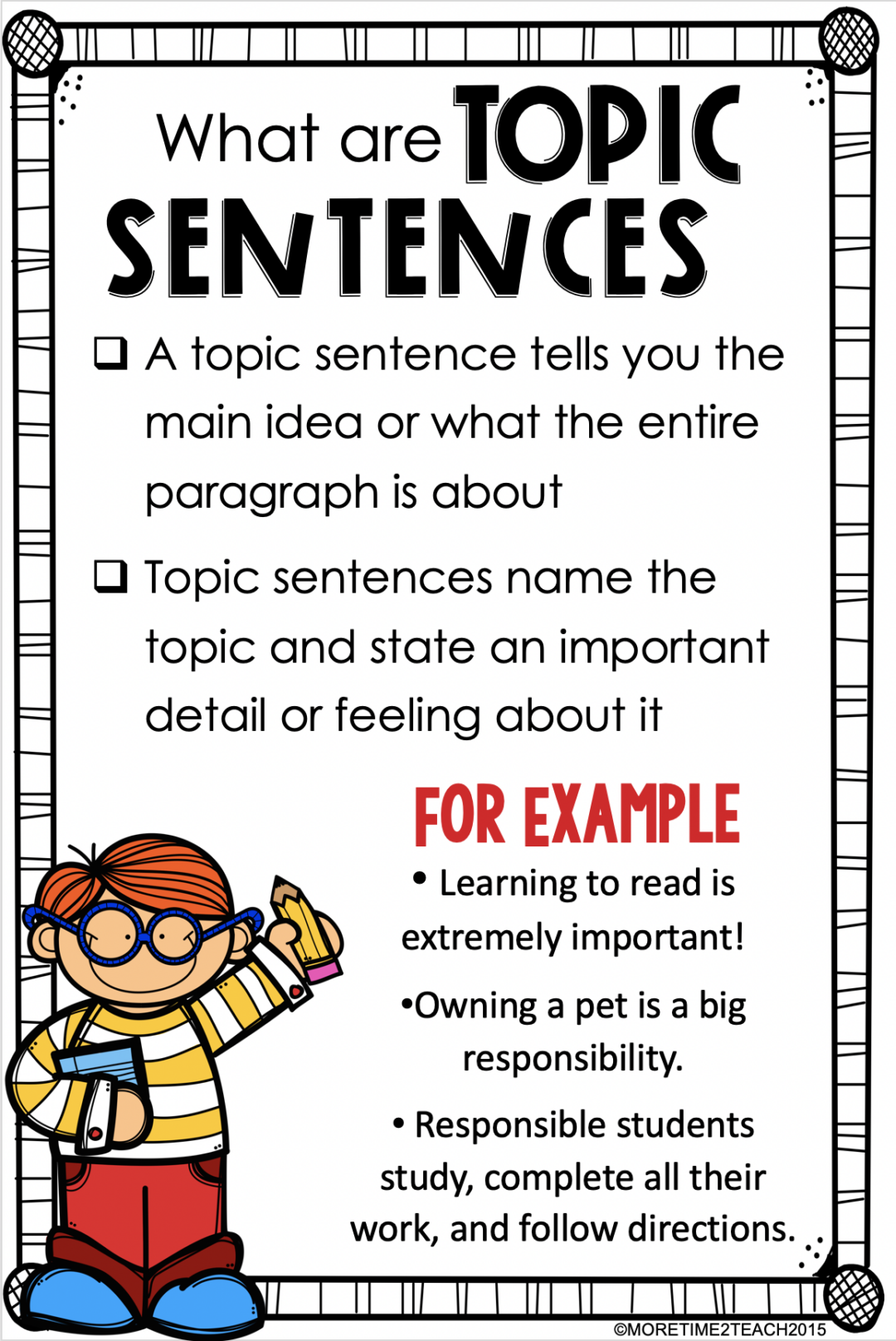 topic sentence meaning